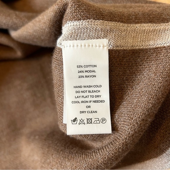 Lilla P Midi Wheat Knit Sweater Dress. Size Large. - Picture 7 of 13